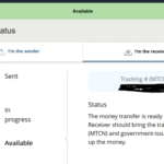 Western Union-Überweisungen